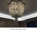 Tassel chandelier Silver 6/8 Lights - Camilalamps - Tassel - 00082