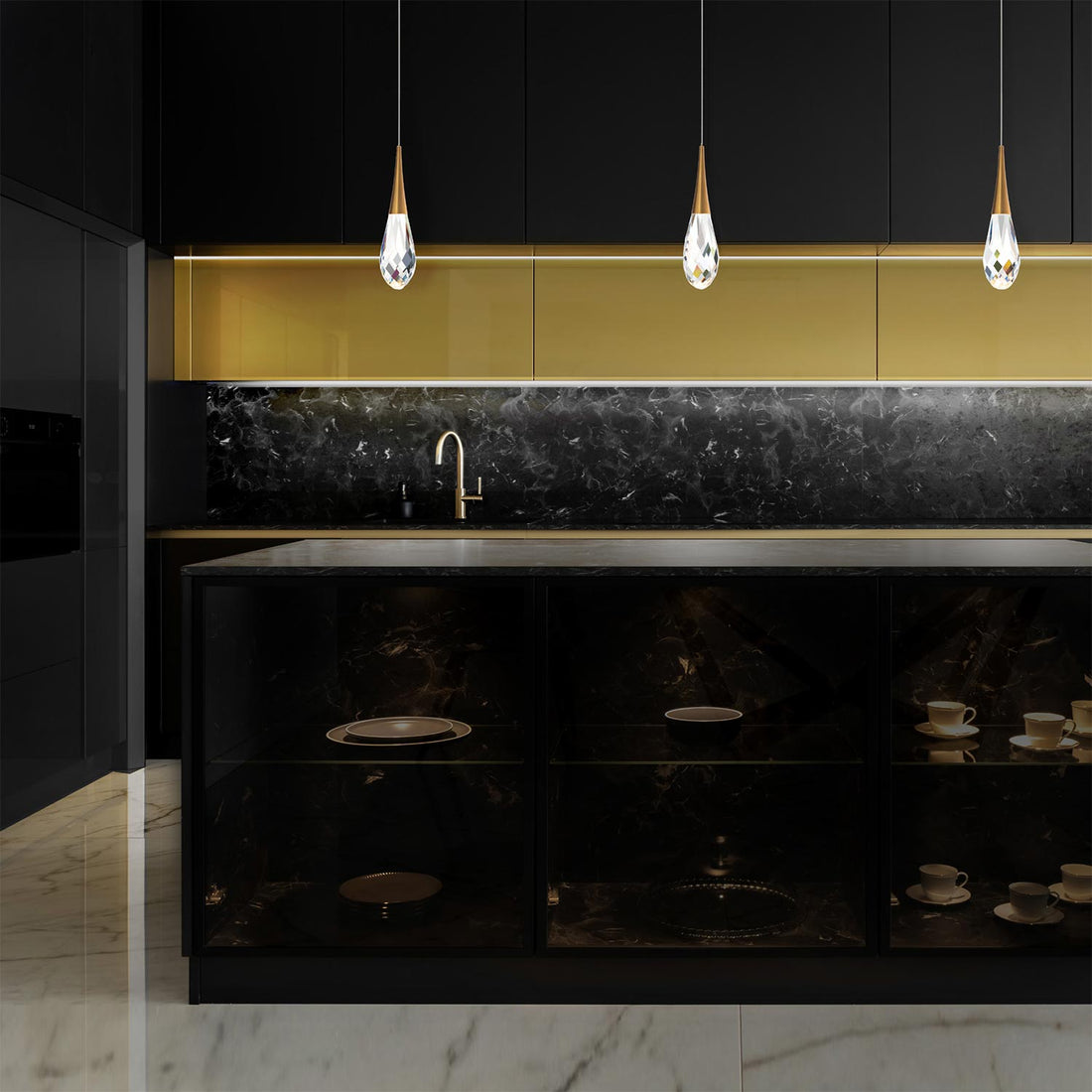 Hibiscus LED Mini Pendant Light - Camilalamps - CA - 21213 - AB