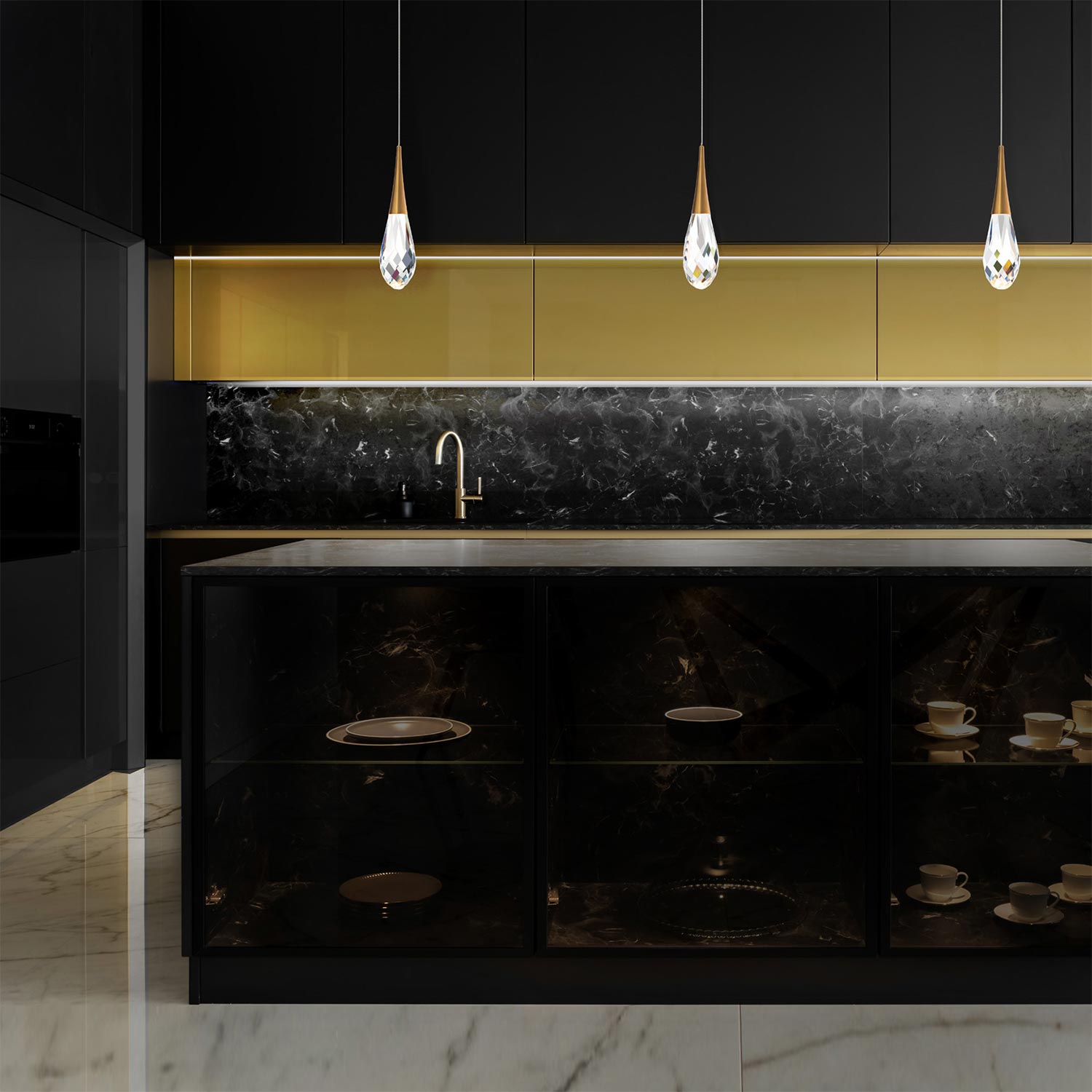 Hibiscus LED Mini Pendant Light - Camilalamps - CA - 21213 - AB