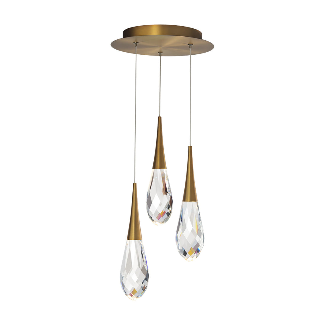 Hibiscus LED Multi Light Pendant Light - Camilalamps - CA - 21203 - AB