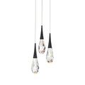 Hibiscus LED Multi Light Pendant Light - Camilalamps - CA - 21203 - BK