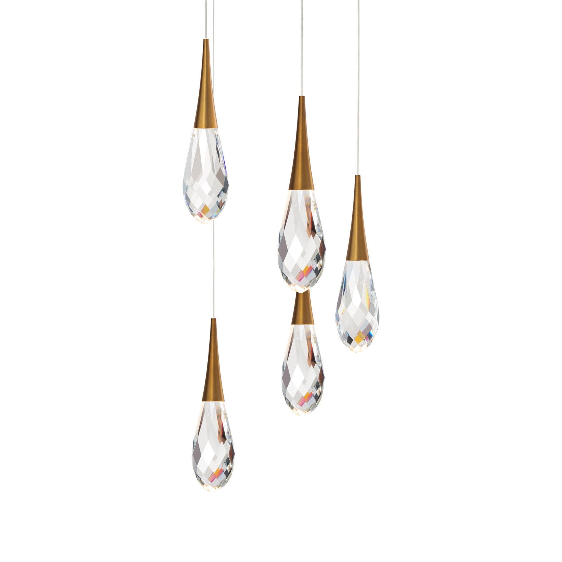 Hibiscus LED Multi Light Pendant Light - Camilalamps - CA - 21205 - AB