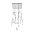 Hibiscus Square LED Multi Pendant Light - Camilalamps - CA - 21225S - AB
