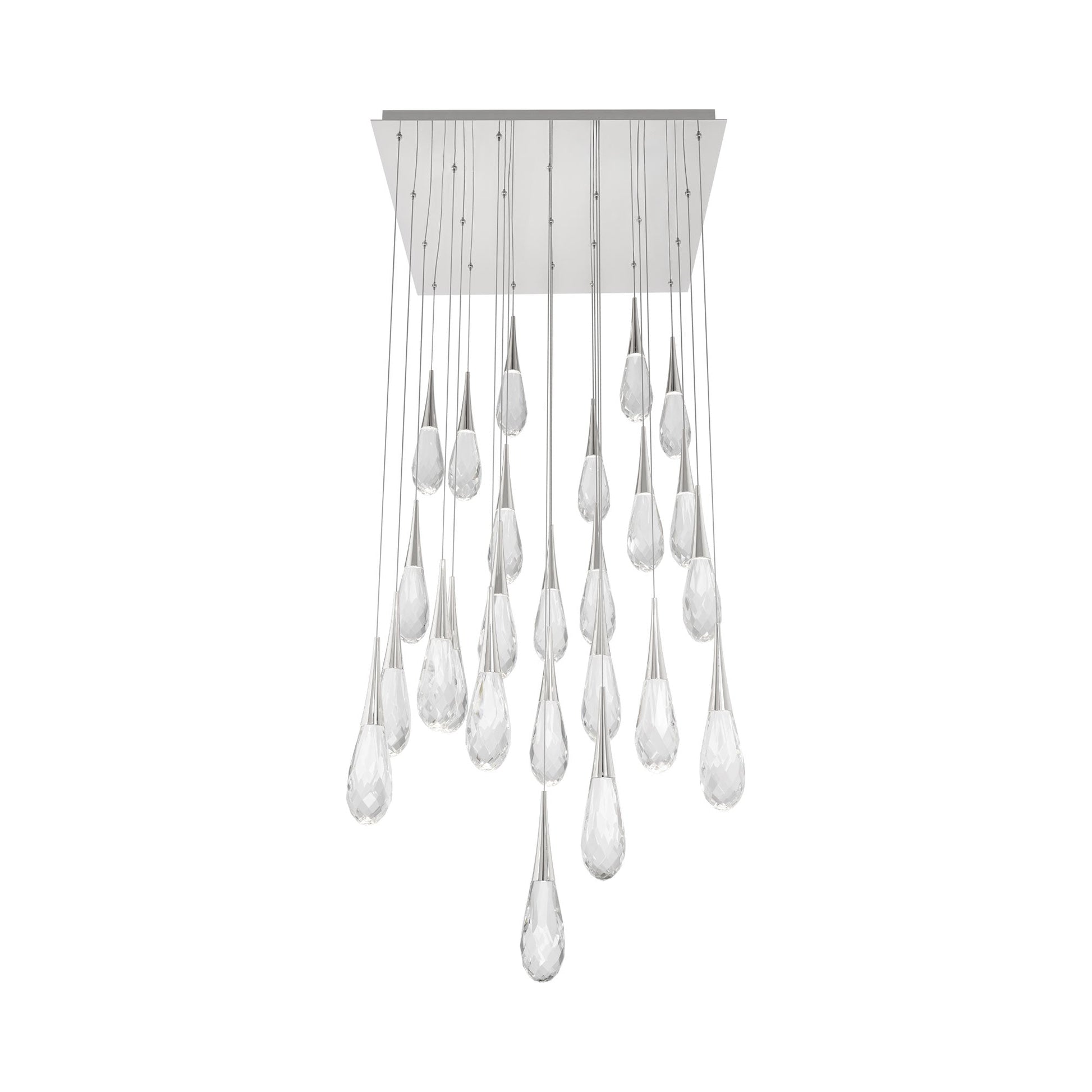 Hibiscus Square LED Multi Pendant Light - Camilalamps - CA - 21225S - AB