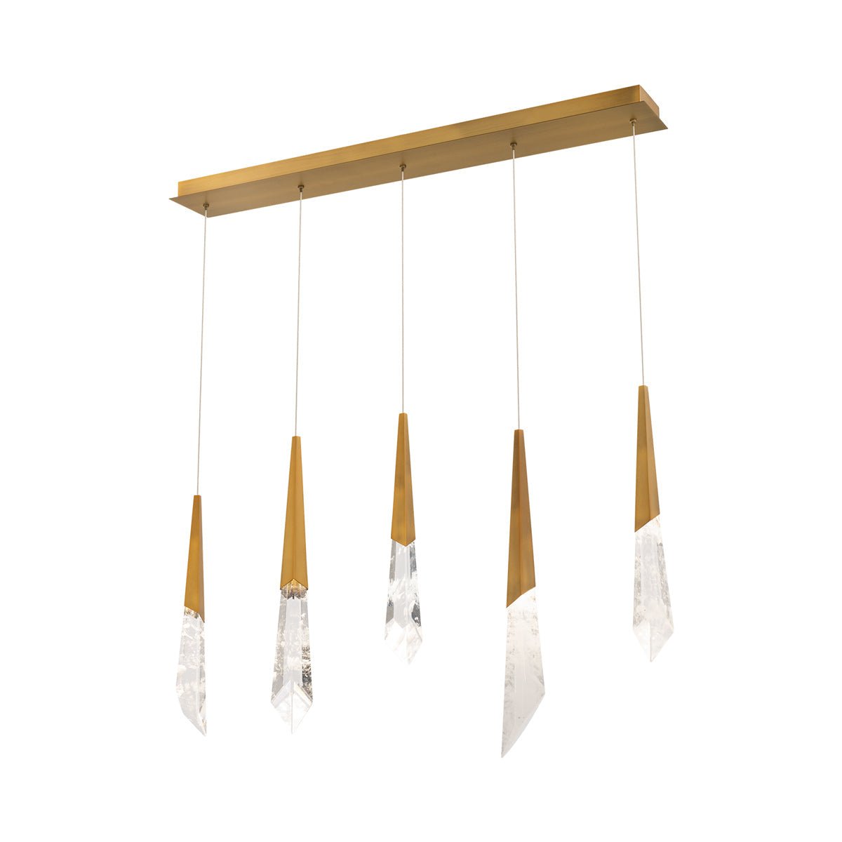 Solitude Linear LED Multi Pendant Light - Camilalamps - CA - 31405L - AB