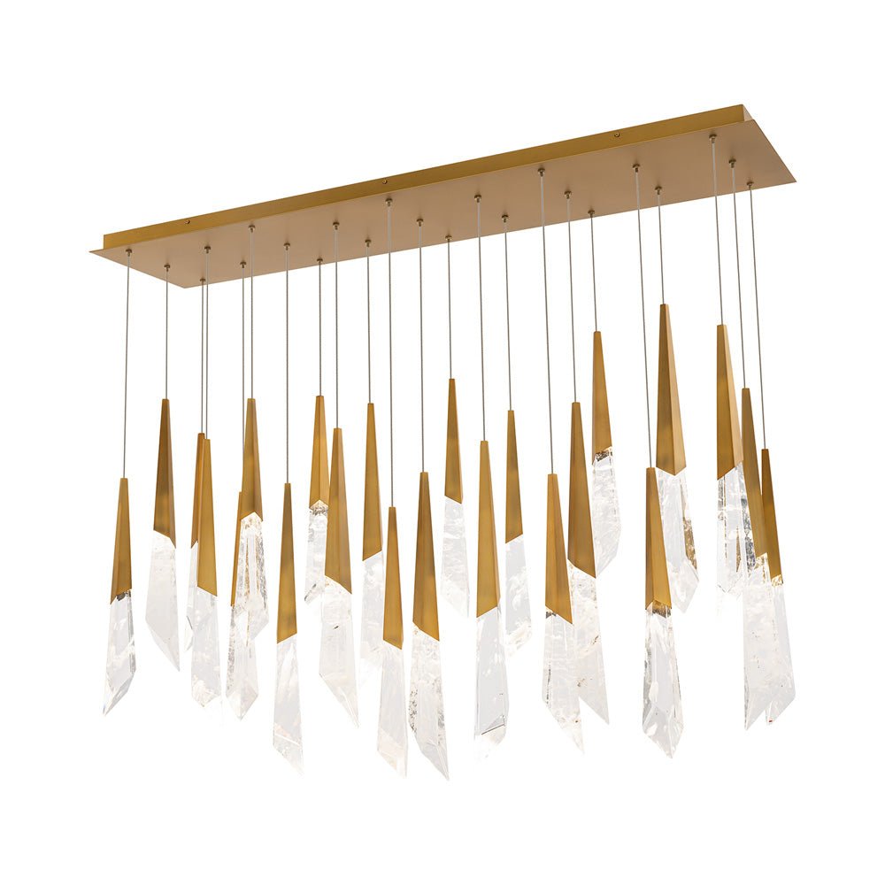 Solitude Linear LED Multi Pendant Light - Camilalamps - CA - 31423L - AB
