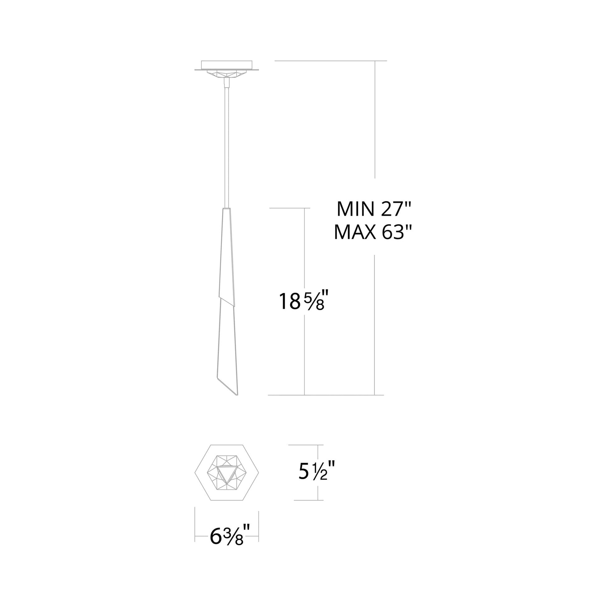 Solitude Mini LED Pendant Light - Camilalamps - CA - 31419 - AB