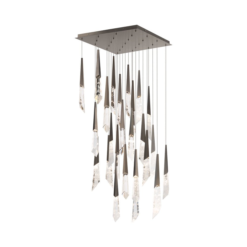 Solitude Square LED Multi Pendant Light - Camilalamps - CA - 31425S - AB