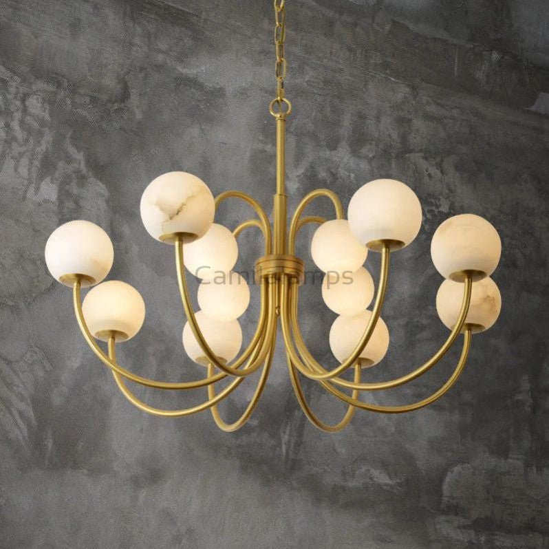 Sefet Alabaster Chandelier Light - Camilalamps - Sefet - 888 - Upwar - 1