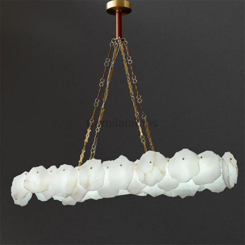 Shatkon Alabaster Chandelier Light - Camilalamps - Shatk - 899 - 39"/ - 1