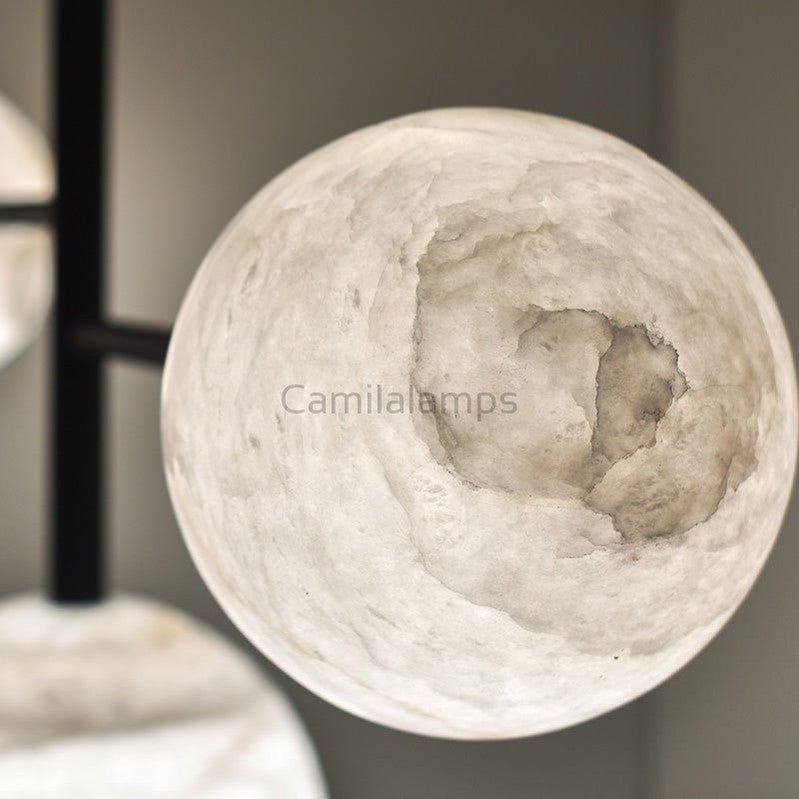 Sphaira Alabaster Chandelier - Camilalamps - Sphai - 918 - 1