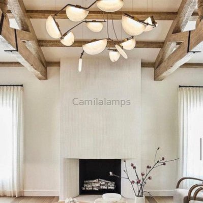 Tiamat Alabaster Chandelier - Camilalamps - Tiama - 870 - 1
