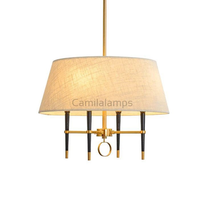 Vand Fabric Chandelier - Camilalamps - CA - Vand - 01