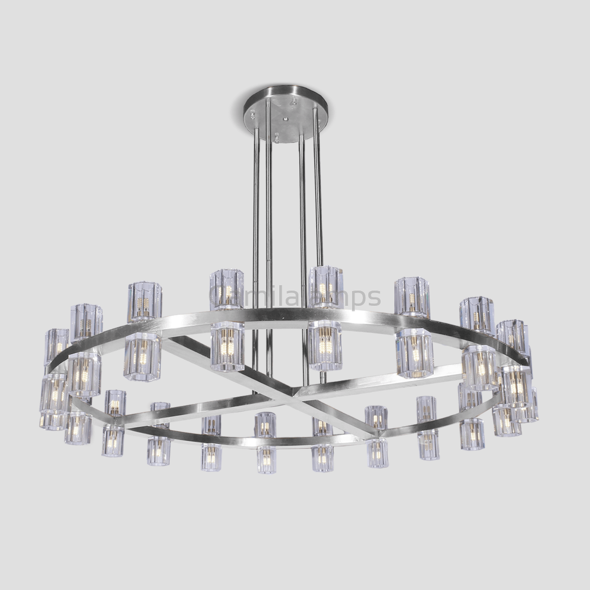 Aurora 1 - Tier Round Chandelier 50” - Camilalamps - CA - LI2024 - C5599