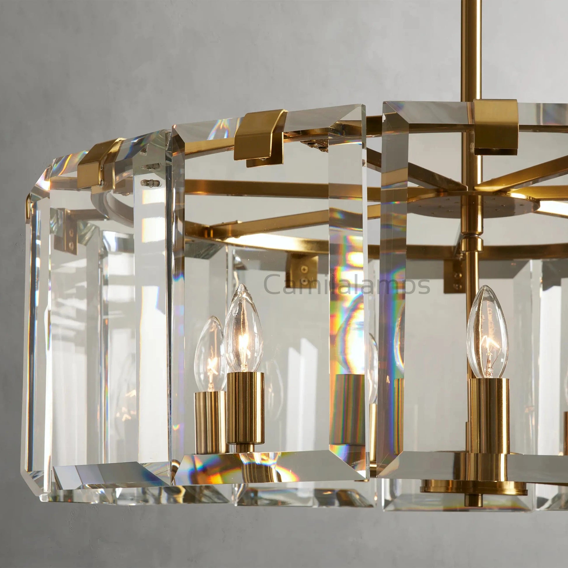 Amaya Round Chandelier 5Light 7Light - Camilalamps - CA - 2036H110