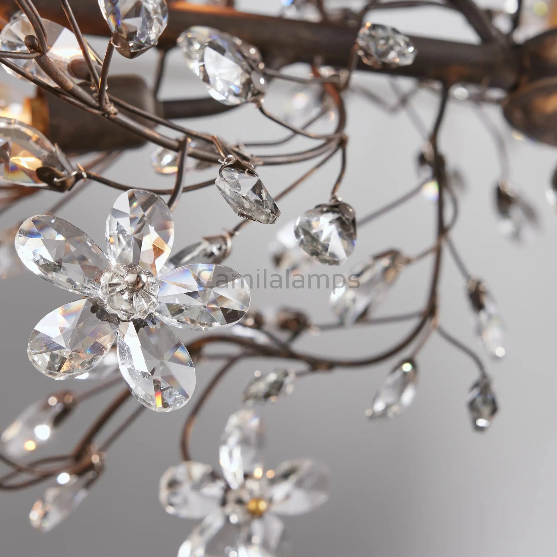 Fiore Linear Chandelier 43"51"68" - Camilalamps - CA - 1ZA0016