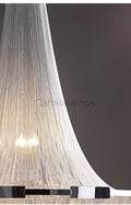 Alisa Luxury Plated Aluminum Chain Tassel Chandelier Diameter 24
