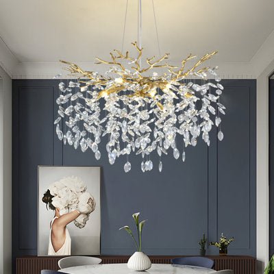 Modern Crystal Tree Branch Chandelier for Living Room - Camilalamps - CA-W111605057-G