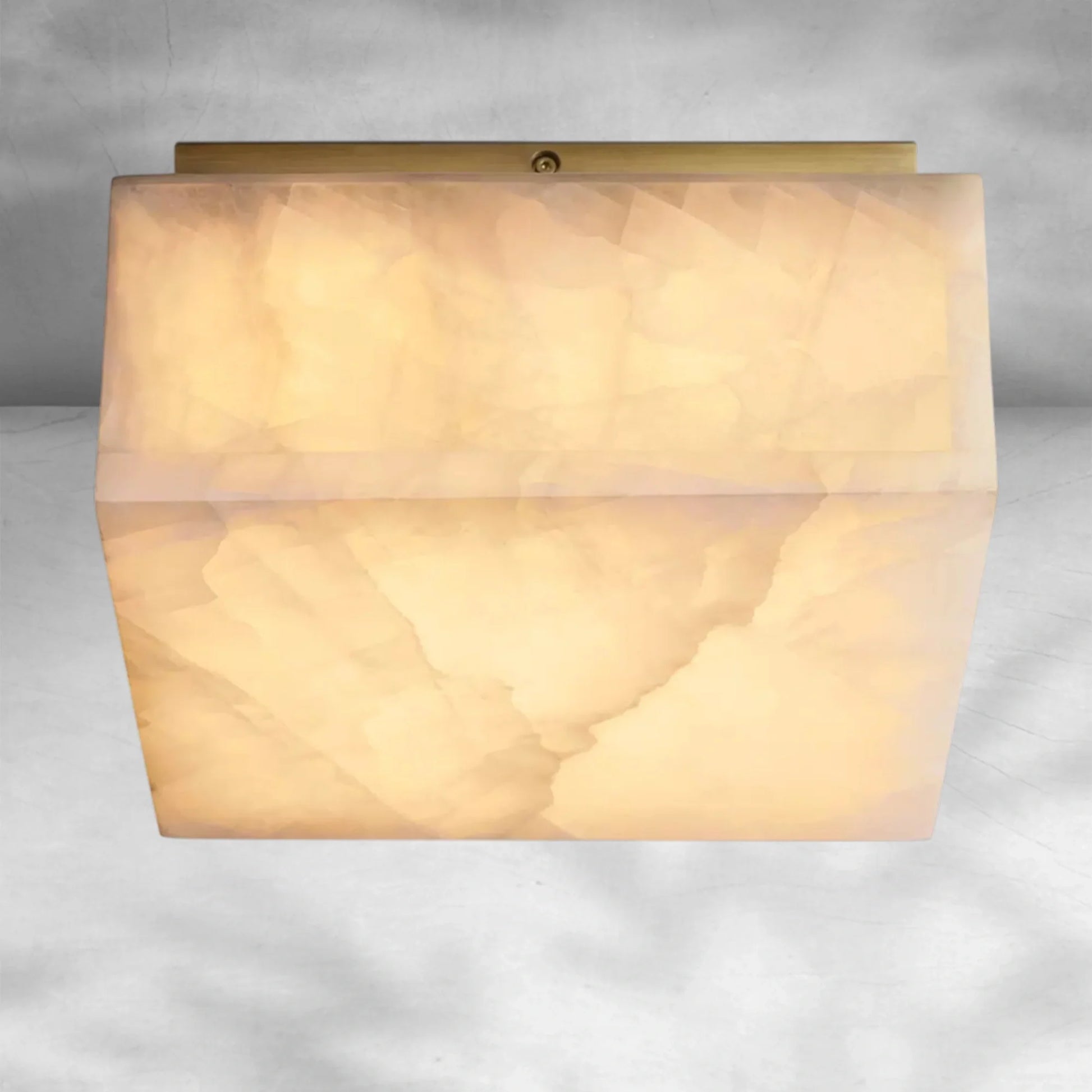 Rivaga Calcite Square Flushmount 6"10"14" - Camilalamps - CA-DE2023-C0713
