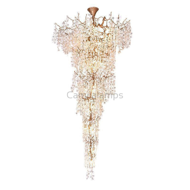 Monroe Two-tier Large Branch Chandelier - thebelacan