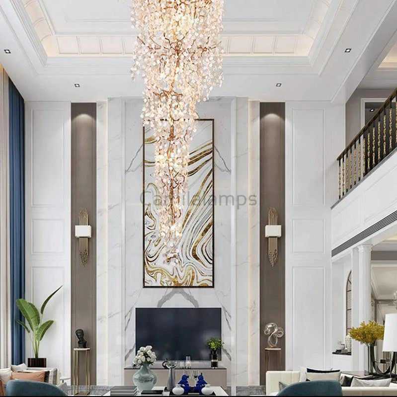 Monroe Two-tier Large Branch Chandelier - thebelacan