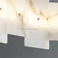Kevin Anita Modern Round Alabaster Chandelier For Living Room chandelier Kevinstudiolives   