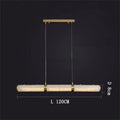 Kevin Alden Modern Linear Alabaster Chandelier Chandeliers, Dining Room Kevinstudiolives 47.24''L  