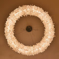 Small Round Luxury Rock Crystal Chandelier 23.6