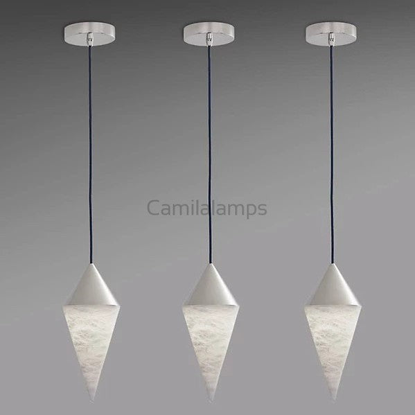 Kevin Hannah Alabaster Chandelier,  Simple Pendant Light Pendant Light Kevinstudiolives   