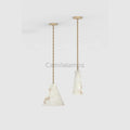 Contemporary Large Alabaster Pendant Light For Kitchen Island, Living Room Chandeliers Kevinstudiolives   