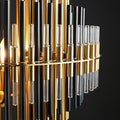Emila Burnished Brass Chandelier 24''32''42'' - Camilalamps - CA10071