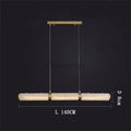 Kevin Alden Modern Linear Alabaster Chandelier Chandeliers, Dining Room Kevinstudiolives 55.12''L  