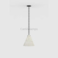 Contemporary Large Alabaster Pendant Light For Kitchen Island, Living Room Chandeliers Kevinstudiolives   