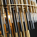 Emila Burnished Brass Chandelier 24''32''42'' - Camilalamps - CA10071