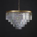 1920s Odaon Art Deco Round Chandelier 20