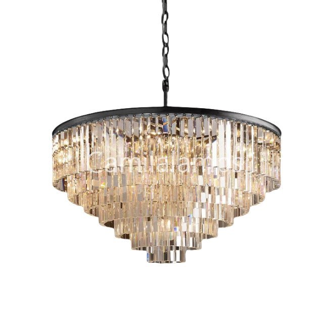 1920s Odaon Art Deco Round Chandelier 20"32''44'' - Camilalamps - Ca-1ODa-1205