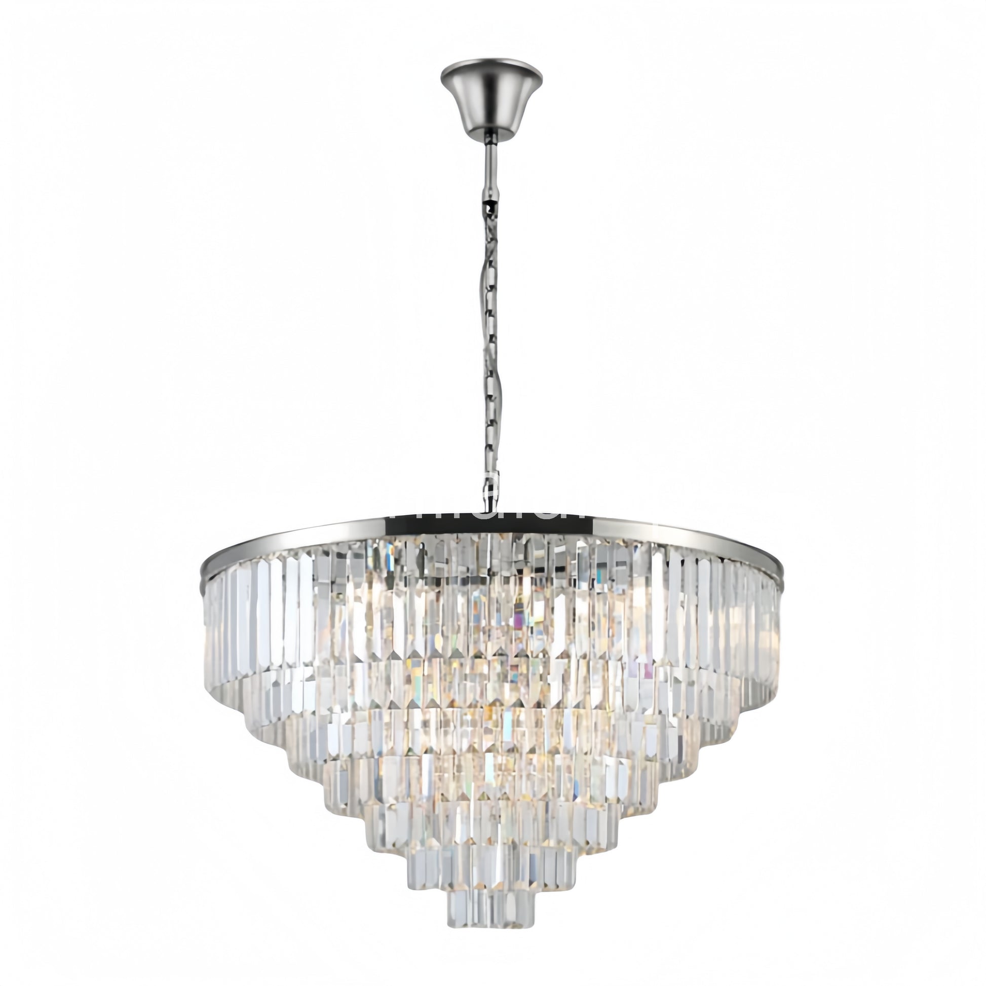 1920s Odaon Art Deco Round Chandelier 20"32''44'' - Camilalamps - CA - ODA - 207