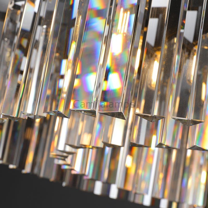 1920s Odaon Art Deco Round Chandelier 20"32''44'' - Camilalamps - Ca-1aR2023-1R0453