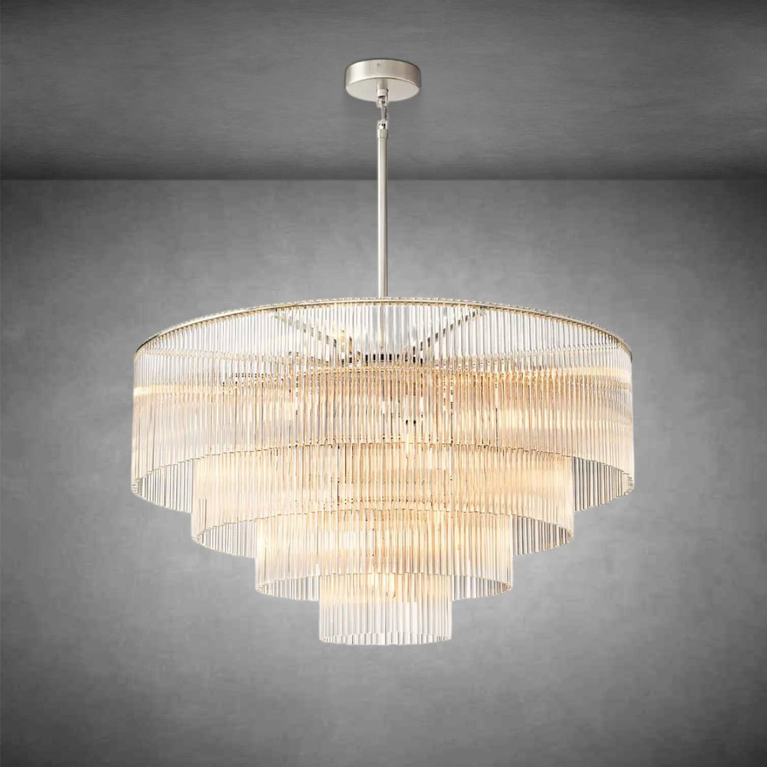 Amadeon Round Chandelier 40" - Camilalamps - CA - Amadeon - RC09