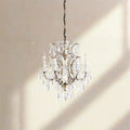19th C. Rococa Iron & Crystal Round Chandelier 18‘’ - Camilalamps - CA-ROCO-18Round-2