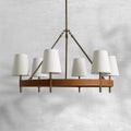 Hastings 6 - Light Halo Chandelier - Camilalamps - CA - 10109H637