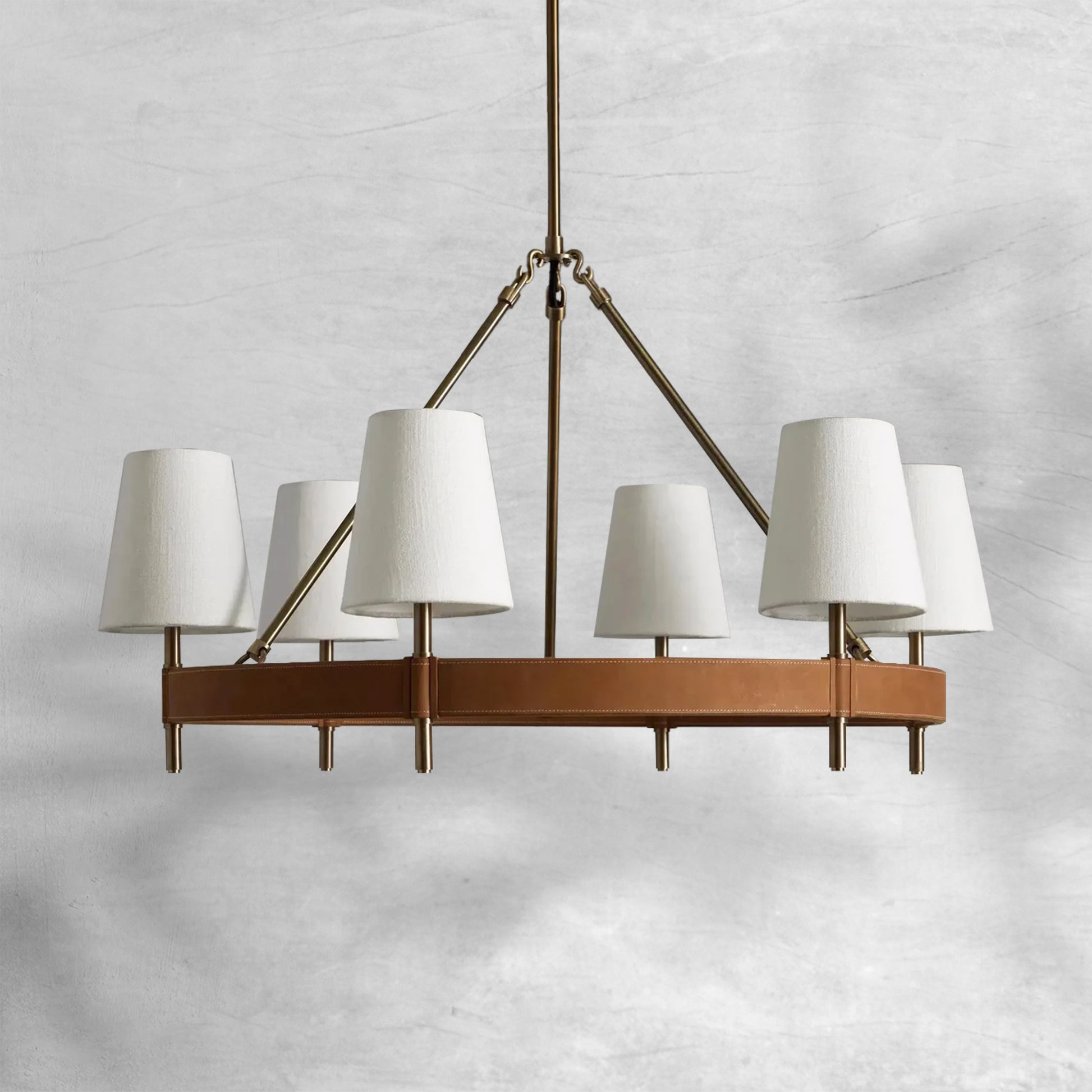 Hastings 6 - Light Halo Chandelier - Camilalamps - CA - 10109H637
