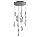 Beveled Rock Crystal Cluster Round Chandelier - Camilalamps - CA - CH256284