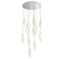 Beveled Rock Crystal Cluster Round Chandelier - Camilalamps - CA - CH256288