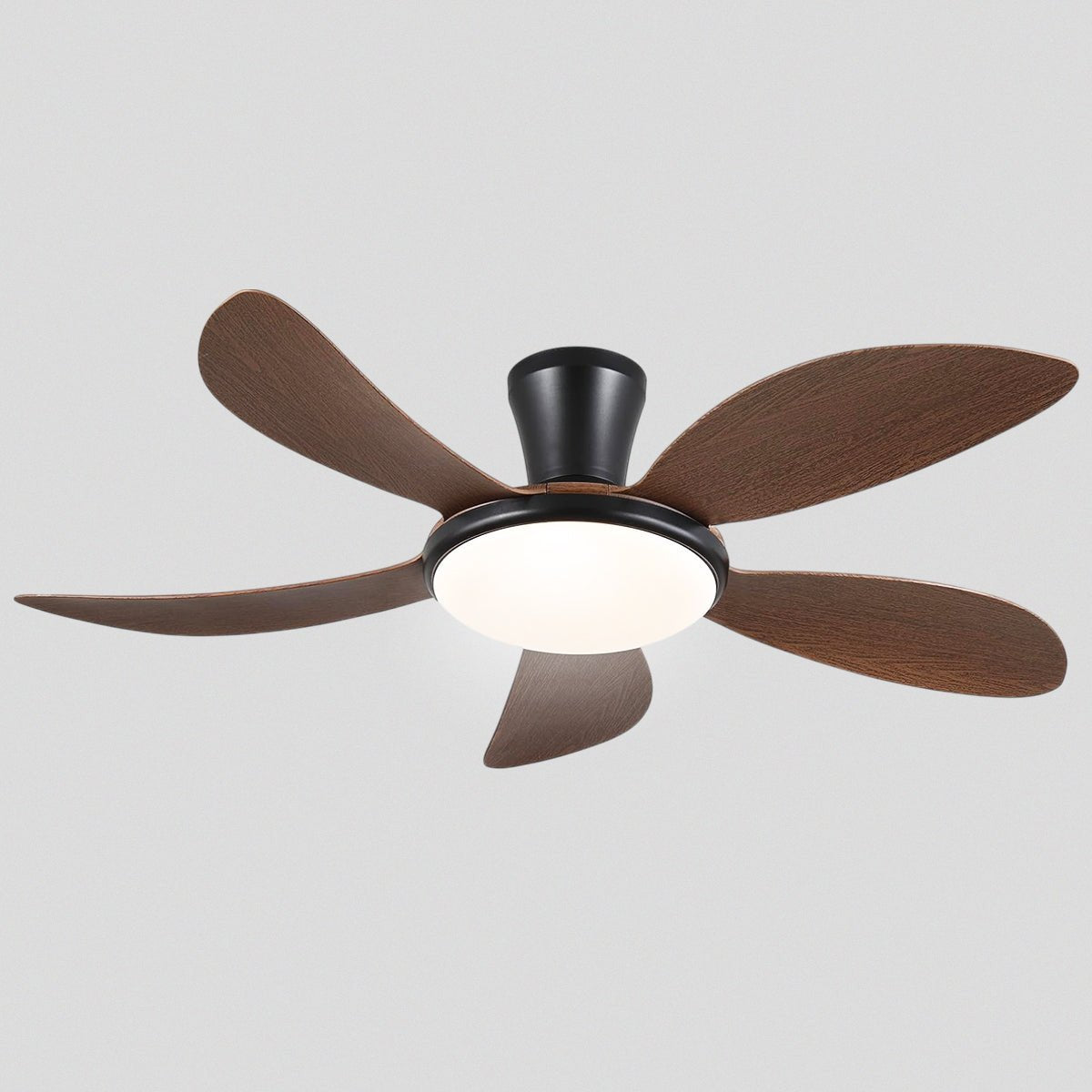 Modern LED Ceiling Fans Low Profile Ceiling Fans with Lights 6 Speeds 48" - Camilalamps - CA - CFWL - 013