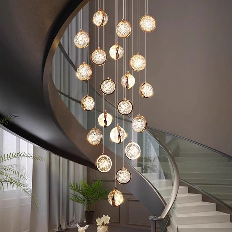 Reina Crystal Long Chandelier - Camilalamps - CA - CH25626104