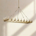 Coviro Rectangular Outdoor Chandelier - Camilalamps - CA-CH2579