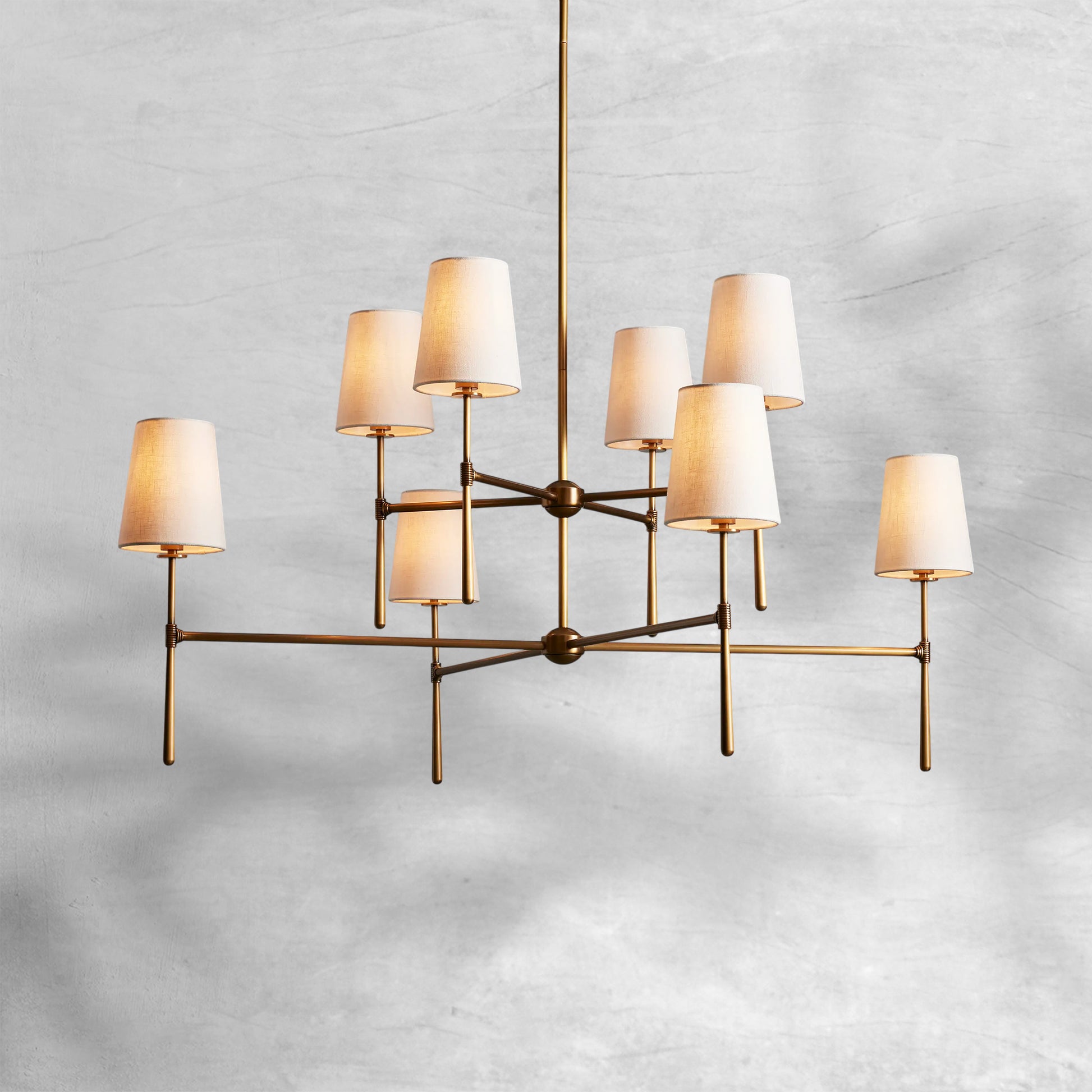 Rhodes 2 - Tier Round Chandelier - Camilalamps - CA - 10031H3