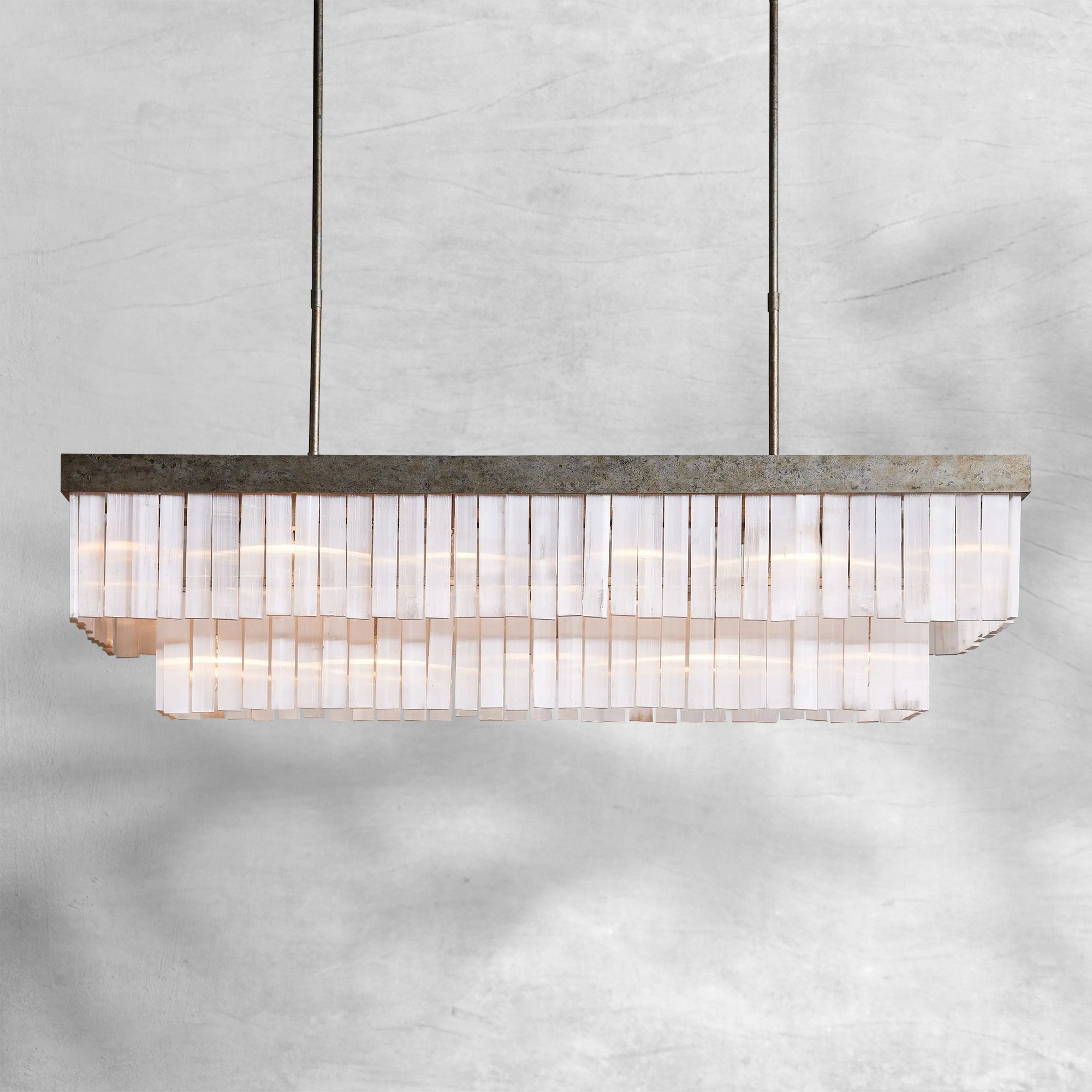 Cameron Rectangular Chandelier 49"59" - Camilalamps - CA - 2036H436