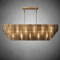 Sirena Smoke Rectangle Chandelier 77